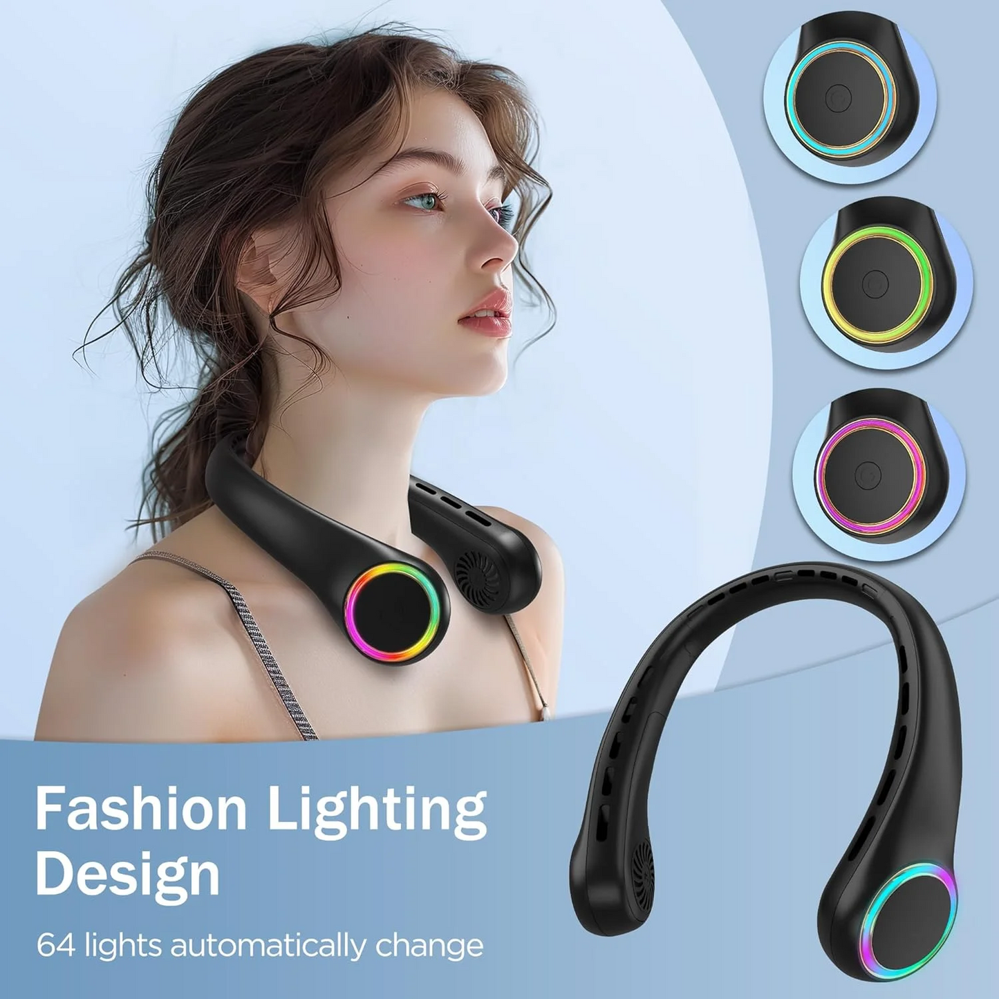 Saydees Secret Stash presents the GlowFlow Pulse: the neck fan that came to rave.Let’s face it—sunburn, sweat, and heat-induced meltdowns were not on your festival bingo card. That’s why the GlowFlow Pulse is your VIP p
